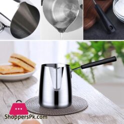Stainless Steel Butter And Coffee Warmer Turkish Coffee Pot Mini Butter Melting Pot And Milk Pot With Spout 15 Stainless Steel Butter And Coffee Warmerturkish Coffee Potmini Butter Melting Pot And Milk Pot With Spout