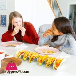 Taco Holder Taco Holders Stainless Steel With Free Recipe Ideas Taco Stand Up Holder Taco Stand Taco Plates Holds 3 Tacos Dishwasher Oven And Grill Safe 4 Pack