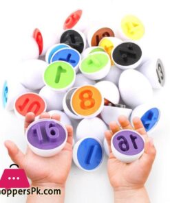 26 Pcs Numbers Matching Eggs Toy Baby Learning Education Math Toy Puzzle Matching Toys Montessori Building Blocks For Children