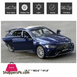132 Mercedes Benz Amg Gt63 Diecasts Car Toy Vehicles Metal Car 6 Doors Open Model Car Sound Light Fast Furious Car Toys For Children Gift