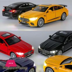 132 Mercedes Benz Amg Gt63 Diecasts Car Toy Vehicles Metal Car 6 Doors Open Model Car Sound Light Fast Furious Car Toys For Children Gift