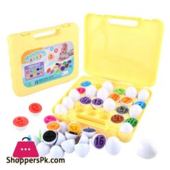 26 Pcs Numbers Matching Eggs Toy Baby Learning Education Math Toy Puzzle Matching Toys Montessori Building Blocks For Children