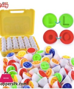 26PCS ABC Alphabet Matching Eggs Educational Color & Shape Recognition Sorter Puzzle Skills Study Toys