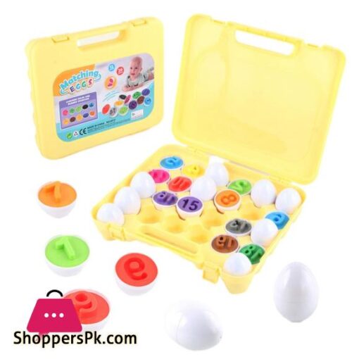 26 Pcs Numbers Matching Eggs Toy Baby Learning Education Math Toy Puzzle Matching Toys Montessori Building Blocks For Children