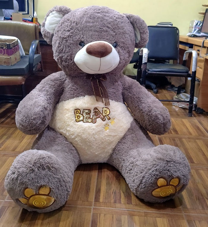 6 Feet Giant White Teddy Bear Plush Toy Diy Gift 5Ftxxl