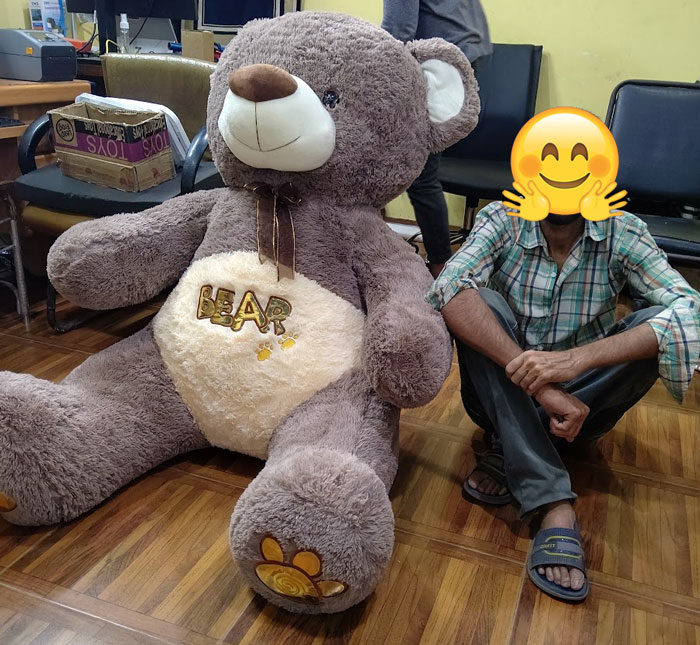 6 Feet Giant White Teddy Bear Plush Toy Diy Gift 5Ftxxl