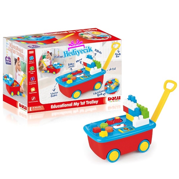 My First Building Blocks Trolley – DOLU 5099