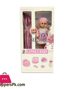 Baby Dolls Stroller Pram toys with Baby Doll