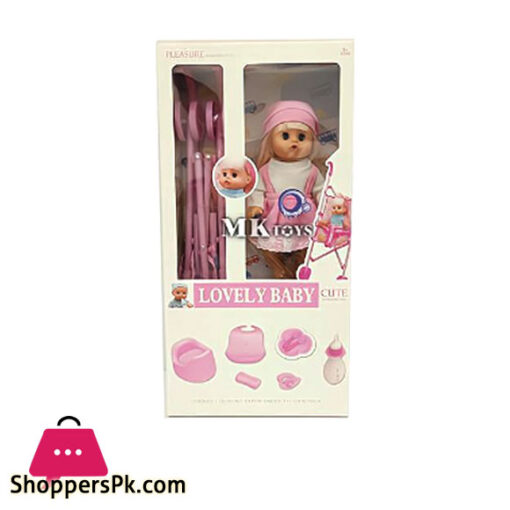 Baby Dolls Stroller Pram toys with Baby Doll