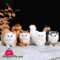 Beautiful Simulation Cat Lightweight Kitty Model Nice Looking Stimulate Touching Cat Dolls Simulation Animalfigurines Miniatures