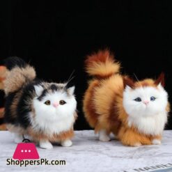 Beautiful Simulation Cat Lightweight Kitty Model Nice Looking Stimulate Touching Cat Dolls Simulation Animalfigurines Miniatures