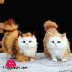 Beautiful Simulation Cat Lightweight Kitty Model Nice Looking Stimulate Touching Cat Dolls Simulation Animalfigurines Miniatures