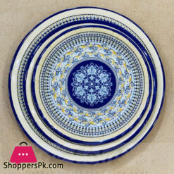Blue Floral Melamine Dinner Plate Pack Of 6 10 Blue Floral Melamine Dinner Plate Pack Of 6