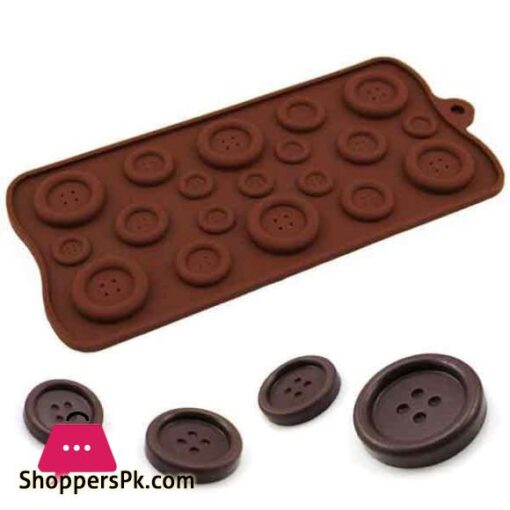 Button Shaped Silicone Mould