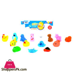 15 Pcs Floating Ocean &Amp; Farm Animal Bath Time Squirty Toys