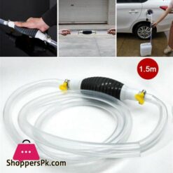 Car Fuel Pump Manual Siphon Liquid Oil Water Petrol Transfer Snowblower Gasoline Pump With Hose For Car Marine Outboard