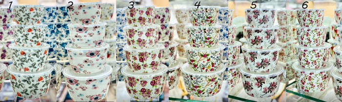 Ceramic 4 Pcs Bowl Set