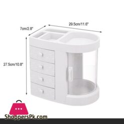 Compact Net Red Dressing Box Transparent Desktop Large Capacity 14 Compact Net Red Dressing Box Transparent Desktop Large Capacity