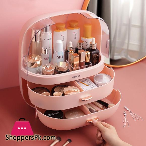 Buy Cosmetic Storage Box Makeup Drawer Organizer Jewelry Nail Polish Make  Up Container Desktop Storage Case at Best Price in Pakistan