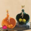 Creative Nordic Style Bubble Girl Character Storage Sculpture Home Decoration