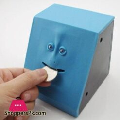 3 Colors Cute Face Bank Sensor Facebank Piggy Bank Alcancia Moneybox Hucha Saving Money Coin Box Creative Gift For Kids Childrenface Bank
