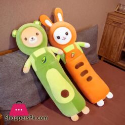Cute Soft Long Rabbit Bear Boyfriend Pillow Plush Toys Stuffed Carrot Avocado Pause Office Nap Sleep Pillow Cushion Girls GiftsStuffed Plush Animals