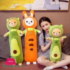 Cute Soft Long Rabbit Bear Boyfriend Pillow Plush Toys Stuffed Carrot Avocado Pause Office Nap Sleep Pillow Cushion Girls Giftsstuffed Plush Animals