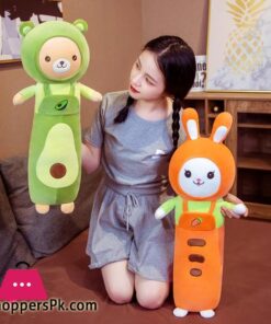 Cute Soft Long Rabbit Bear Boyfriend Pillow Plush Toys Stuffed Carrot Avocado Pause Office Nap Sleep Pillow Cushion Girls Giftsstuffed Plush Animals