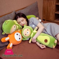 Cute Soft Long Rabbit Bear Boyfriend Pillow Plush Toys Stuffed Carrot Avocado Pause Office Nap Sleep Pillow Cushion Girls Giftsstuffed Plush Animals