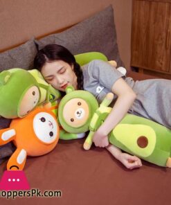 Cute Soft Long Rabbit Bear Boyfriend Pillow Plush Toys Stuffed Carrot Avocado Pause Office Nap Sleep Pillow Cushion Girls Giftsstuffed Plush Animals