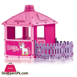 UNICORN CITY HOUSE WITH FENCE