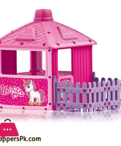 UNICORN CITY HOUSE WITH FENCE