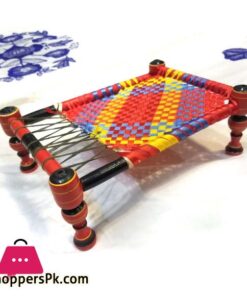 Decorative Charpai Bed Village Collectible Unique Handmade Table Top Decoration