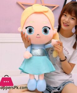 Disney Cartoon Elsa Anna Princess Plush Toy Doll baby girls Childrens Ragdoll Girl Doll Birthday Gift