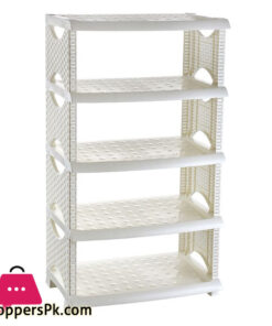 Egemen Plastic Rattan Shoe Rack Fresh Life Rattan Shoe Rack - Image 2