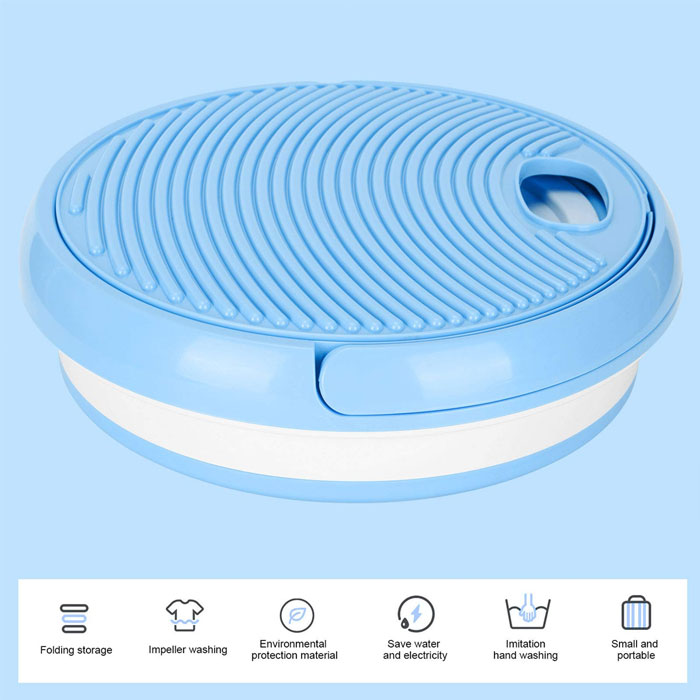 Folding Mini Washing Machine Round