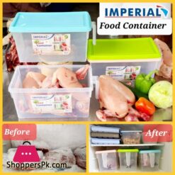 Food Storage Container Hard Plastic with color cap along with handle imported product