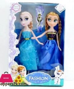 Frozen Elsa And Anna Pack Of 2 Rubber Bendable Doll