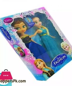 Frozen Elsa And Anna Pack Of 2 Rubber Bendable Doll