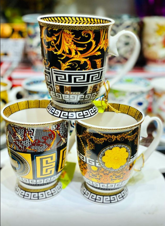 Heritage Versace Mugs Set Of 6