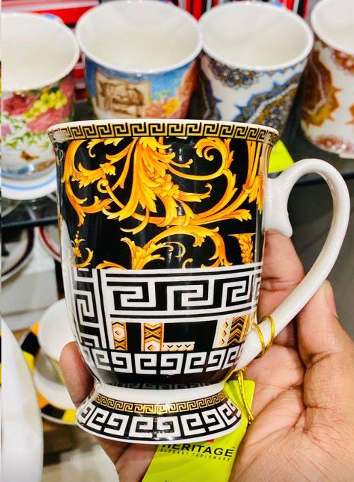Heritage Versace Mugs Set Of 6