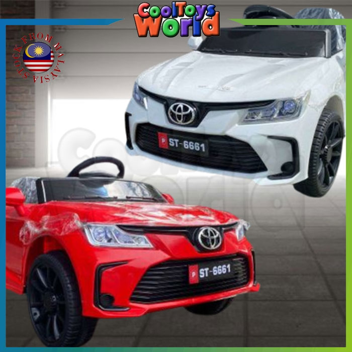Kids Ride On Car Electric Toyota Corolla Altis Parent Remote Control &Amp; Mp3 Electric Ride On Car For 2 -8 Years Kids
