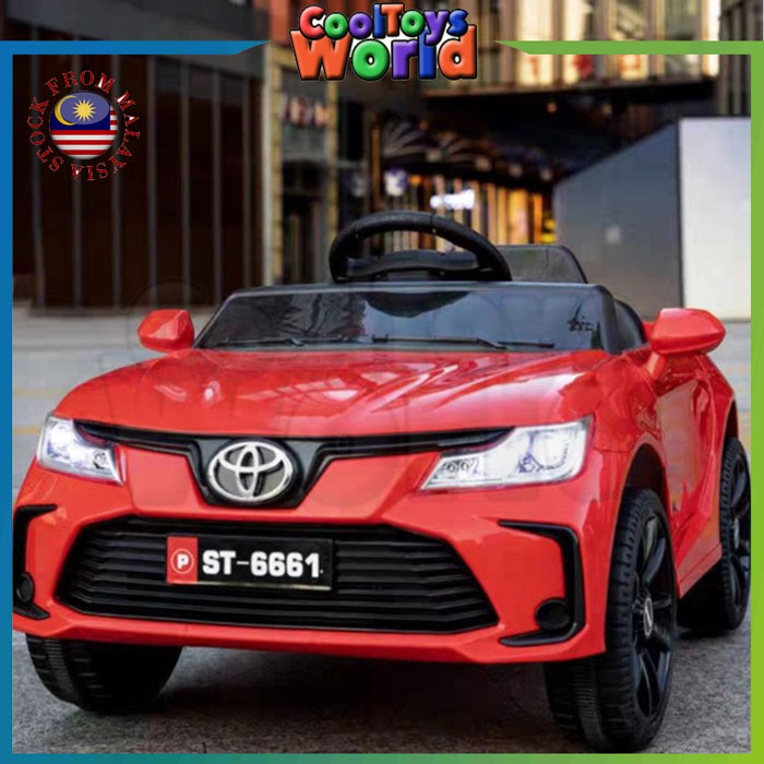 Kids Ride On Car Electric Toyota Corolla Altis Parent Remote Control &Amp; Mp3 Electric Ride On Car For 2 -8 Years Kids