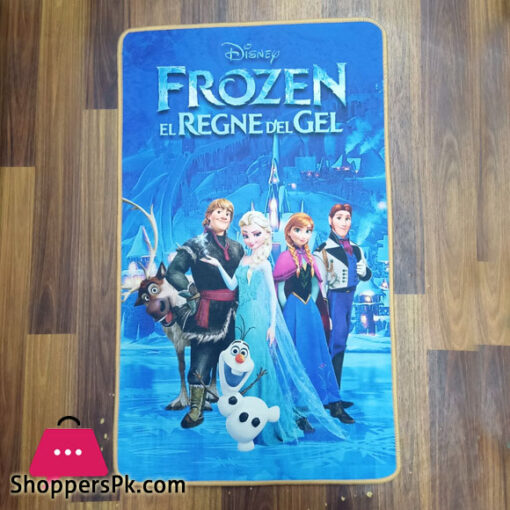 Kids Room Door Mat Anti-Skid Non-Slip Comfortable Disney Frozen Story Door Mat for Home