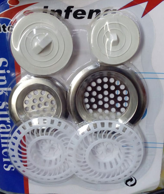 Kitchen Sink Strainer Stainless Steel 4 Pcs