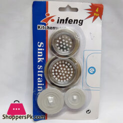 Kitchen Sink Strainer Stainless Steel 4 Pcs