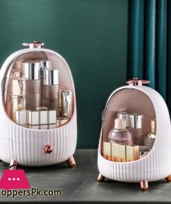 Loe Round Dustproof Cosmetics Storage Box Drawer Lipstick Mask Skincare Shelves