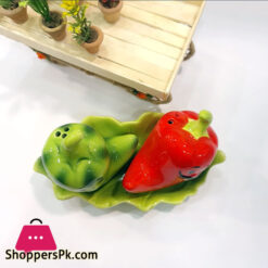 Mr &Amp; Mrs Chilli Salt And Pepper Set With Tray