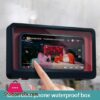 Magic Wall Mounted Phone Case Waterproof Phone Holder Bathroom Toilet Tablet Or Phone Holder Self Adhesive Shower Accessoriesstorage Bags
