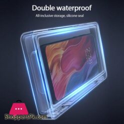 Magic Wall Mounted Phone Case Waterproof Phone Holder Bathroom Toilet Tablet Or Phone Holder Self Adhesive Shower Accessoriesstorage Bags